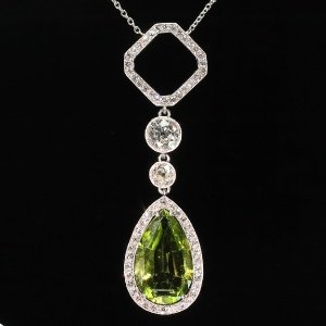 antique and estate pendants with green